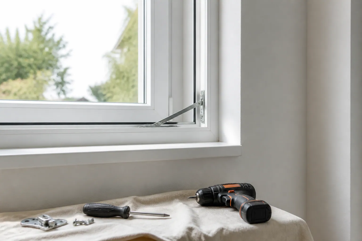 Ajuste de ventana con herramientas ordenadas
